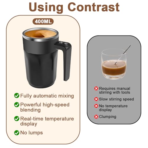 Taza automática de acero inoxidable con agitación y temperatura miniatura 4