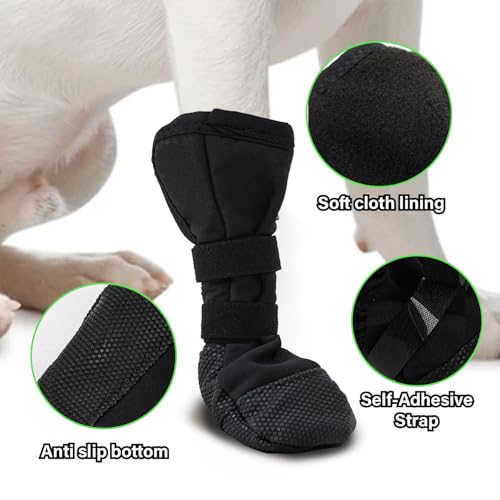 Bottes de convalescence chien taille M/L lot de 2 protections de patte