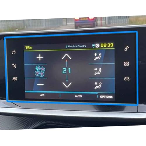 Film écran tactile Peugeot 208 E208 protection verre trempé GPS multimédia voyage voiture 2021