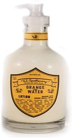 U.S. Apothecary Orange Flower Water Natural Hand Lotion 12 oz/375 ML