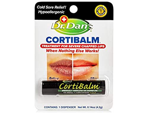 Dr. Dan's Cortibalm -8 Pack-For Dry Cracked Lips - Healing Lip Balm For Severely Chapped Lips - Designed For Men, Women And Children #TOP17