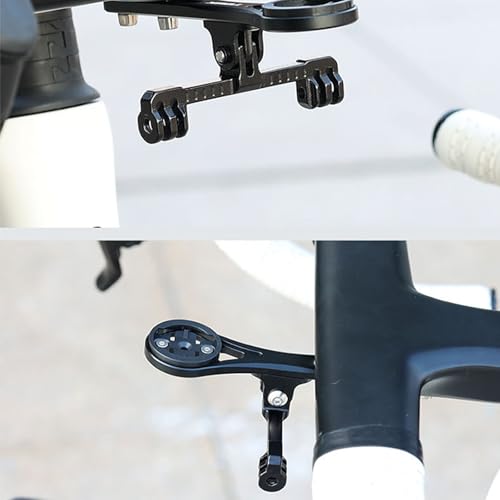 Soporte de extensión para bicicleta ajustable compatible con GPS de ciclismo 3