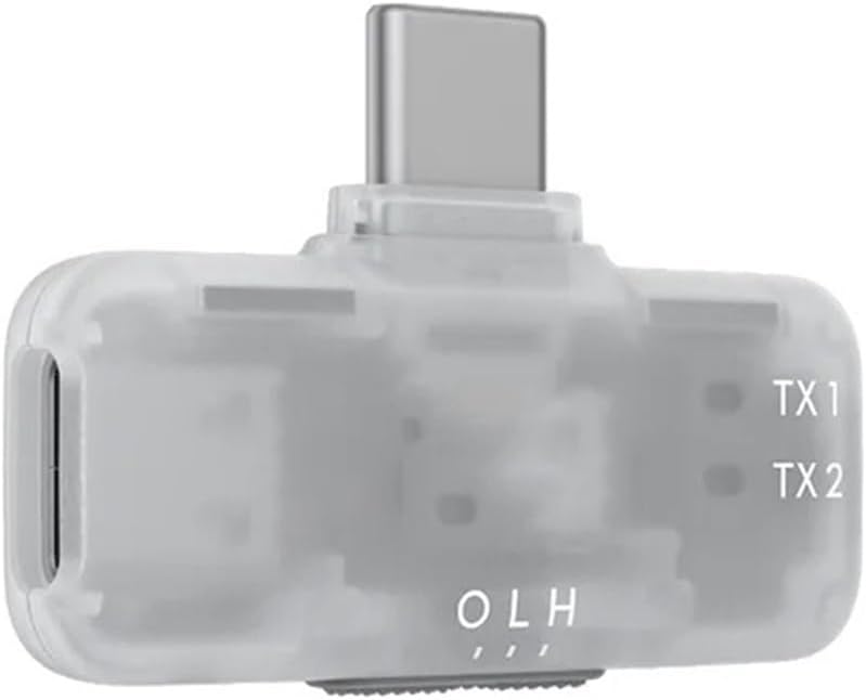 Compatible For DJI Mic Series (Mobile Version): Receiver Supporting One-Key Switching Of Three Noise Reduction Modes