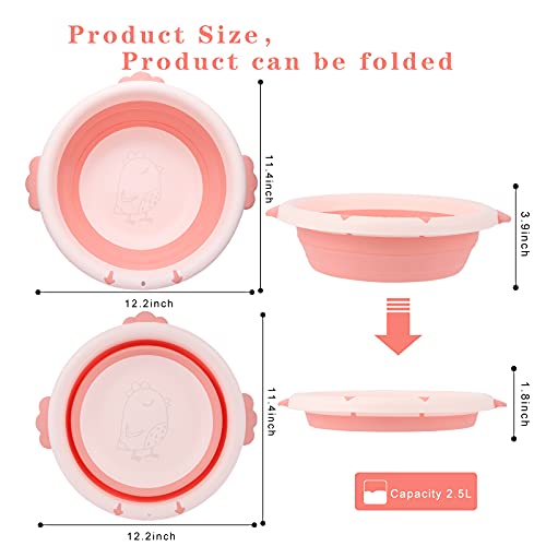 Otrees Duvin Collapsible Wash Basin for Baby GoTinySpace