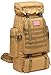 DALNK Military Backpack 80L Tactical Molle Backpack Rucksack Bug Out Bag for Shotting Hunting Camping Hiking Trekking by (Khaki)
