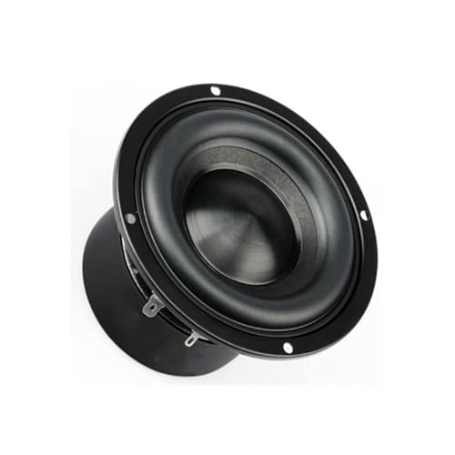 JINGERL 1 個 4 インチ低音スピーカー 4 オーム 8 オーム 40 ワットポータブルオーディオサブウーファースピーカーハイファイステレオホームシアター拡声器 DIY (Color : 1, Size : 4ohm)