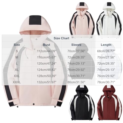Chaqueta impermeable transpirable y cortavientos con ajuste holgado casual 3