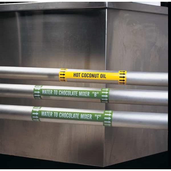 Brady Cinta GlobalMark 200' largo x 4.11" ancho blanca miniatura 6