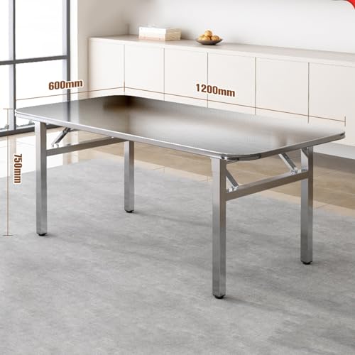 Table pliante en acier inoxydable avec charge 150 kg pour un montage facile - 3