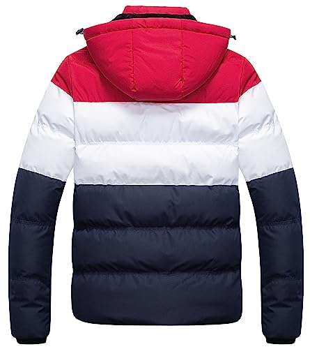 Image of Men's Puffer Jacket Waterproof Winter Parka jacket Warm Thicken Ski Coat