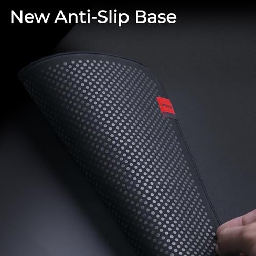 Image of BenQ Zowie G-SR-SE Orange Large Esports Gaming Mouse Pad, Humidity Resistance Color Cloth, Smooth Glide Feel with Steady Control, Uniform high-Density Rubber Base with Medium Softness,Anti-Slip Base