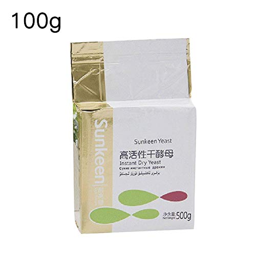 succeedw Baker's Yeast Dry Yeast Active Instant Bread Yeast Powder High Glucose Heat Resistance Yeast Powder Home Kitchen Baking Supplies