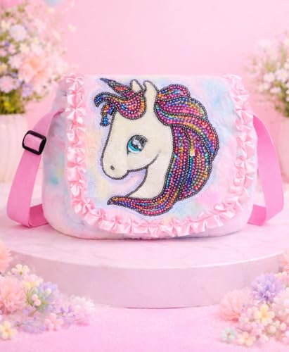 Image of Beautiful Sling Bag for Girls Kids Unicorn Bag for Girls Crossbody Bag Bags for Kids Girl
