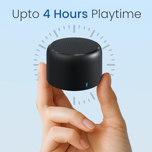 Portronics 5W Pico Mini HD Sound Portable Bluetooth Speaker Black - Image 5