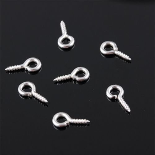 image for Blovess Yueton Pack of 500 Mini Screw Eye Pin Peg Jewelry Making Findi
