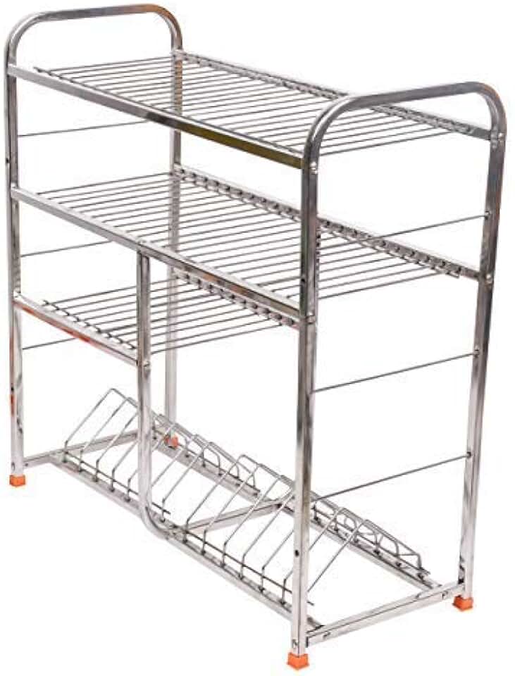 Amazon.in bartan stand in kitchen steel racks for wall