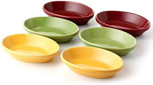 Serving Dishes - Set of 6 Ramekins Oven Dish or Tapas Dishes Lasagne Dish Non-Stick. Dishwasher Safe Baking Dish | from Jean Patrique