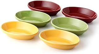 Serving Dishes - Set of 6 Ramekins Oven Dish or Tapas Dishes Lasagne Dish Non-Stick. Dishwasher Safe Baking Dish | from Jean Patrique