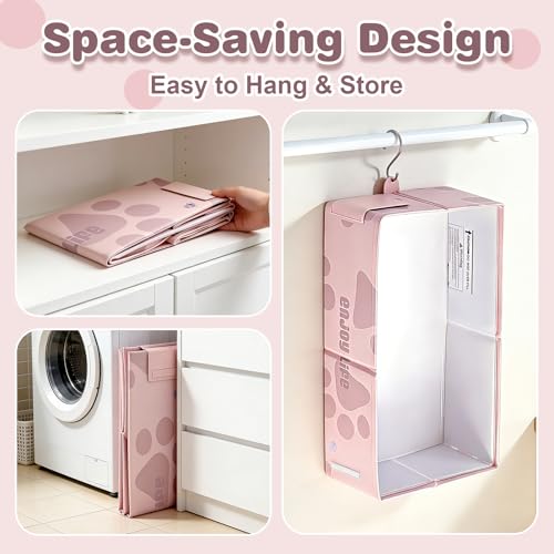 Image of Toddler Bath Tub for Shower, Foldable Baby Bathtub, Portable Kids Bathtub & Collapsible Bathtub for Toddlers 1-8, Infant Newborn, Travel Baby Bath, Banera para Bebe, Pink