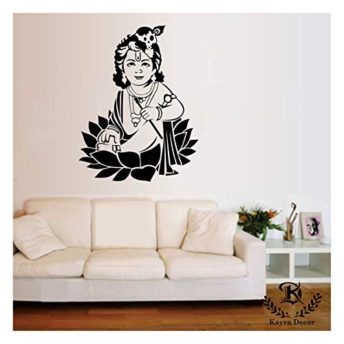 Image of Kayra Decor Kanha Stencils for Wall Painting - Pack of 1, 24 inch x 40 inch - (KDS36002)