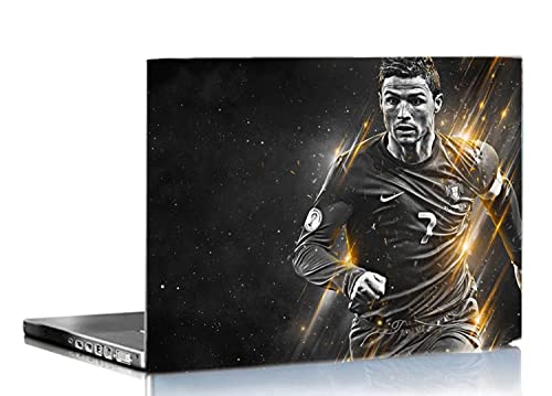 Image of Full Laptop Skin Stickers HD Quality Sticker for Laptops Upto 15.6 inch (Dustproof|Waterproof|Scratchproof|Reusable) - BE Ronaldo FL