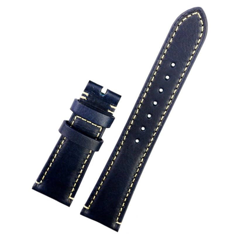 Bracelet montre cuir véritable 22mm pour Tudor : l'élégance vintage italienne