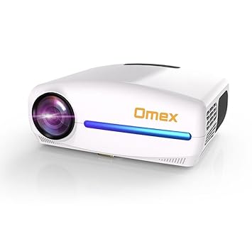 Omex C2 Pro 6800 Lumens 1920�1080P Netive 4D Keystone Ltps Display Led Projector (6800 Lm / 2 Speaker/Remote Controller), Vga, White