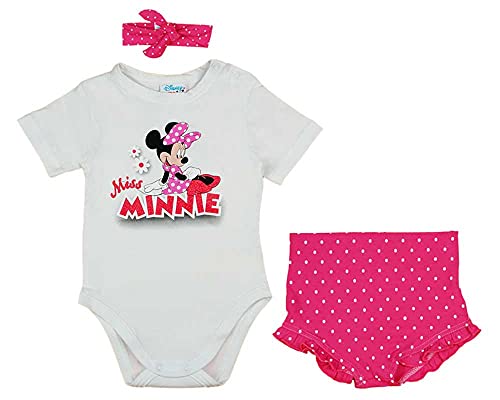 Vestido de verano para niña, 3 piezas, con pañal, body de manga corta y banda para la frente, Modelo 2, 12 meses