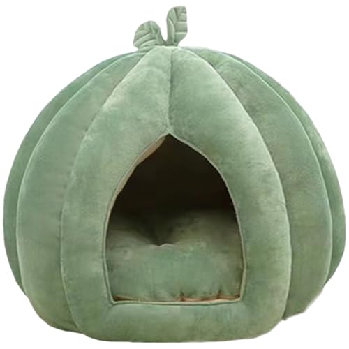 Lit grotte pour chat chaud et doux avec cachette lavable - 6
