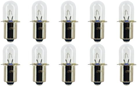 CEC Industries XPR19 Focos, 19,2 V, 11,52 W, base P13.5s, forma T-3.25 (caja de 10)