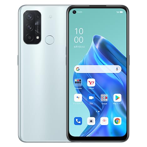 OPPO Reno5 A 128GB RAM 6GB アイスブルー Amazon | 【整備済み品】 OPPO Reno5 A OS種類：ColorOS 11