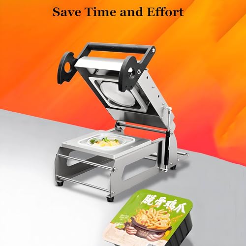 Lebensmittelverpackungs-Tablett-Versiegelungsmaschine zum Mitnehmen, ideal für Abendessen und Lieferung, effiziente und langlebige Versiegelung