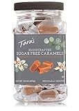 Taras All Natural Gourmet Caramel: Small Batch, Creamy & Individually Wrapped , Sugar Free 20 Ounce