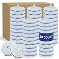 50 Count Toilet Wand Refills for Clorox ToiletWand,4X Cleaning Power Toilet Bowl Cleaner Refill Pads,Disposable Toilet Brush Scrubber Refills for Bathroom Cleaning,No Falling Apart