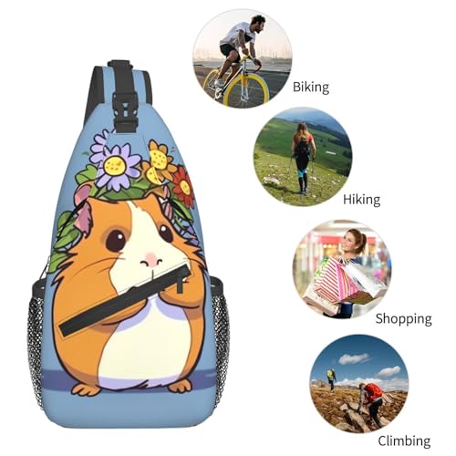 Mochila tipo bandolera pequeña para senderismo negro miniatura 6