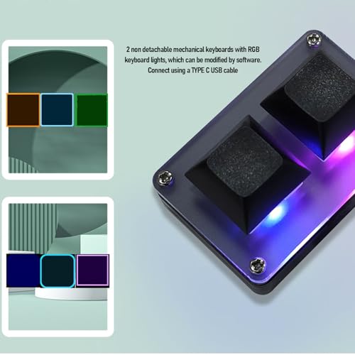 Teclado Compacto Focketk2g3mgidt0 USB-C RGB miniatura 2