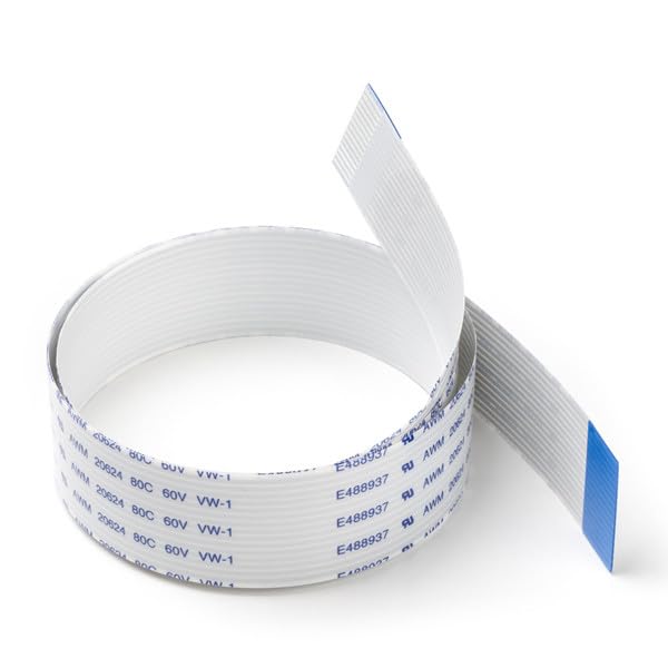 Flexcable for Raspberry Pi Model B+, 2M 1M 50CM 30CM 15CM, 15 Pins Ribbon Flex Cable, FFC 1.0mm, Specifications: AWM 20624 80C 60V VW-1 (2M)