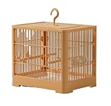 Poignée de transport intégrée : Transportez facilement votre oiseau. La cage peut être facilement posée sur une surface ou suspendue selon vos besoins.