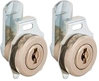 Burg-Wächter 17741 GleichschließendeUniversalzylinder, Ersatzzylinder für Briefkästen/Spinde/Schaukästen, Scheibenzylinder mit 2 Wendeschlüsseln, ZS 81 Duo SB (Packung mit 2)