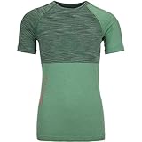 ORTOVOX Damen 230 Competition Short Sleeve W T-Shirt, grüne Isar-Mischung, L