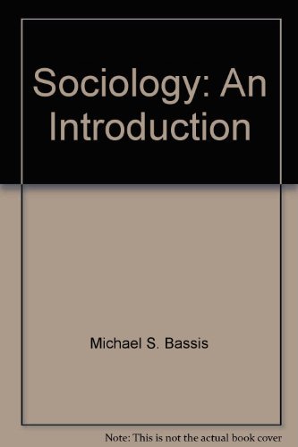 Sociology: An introduction 0394329481 Book Cover