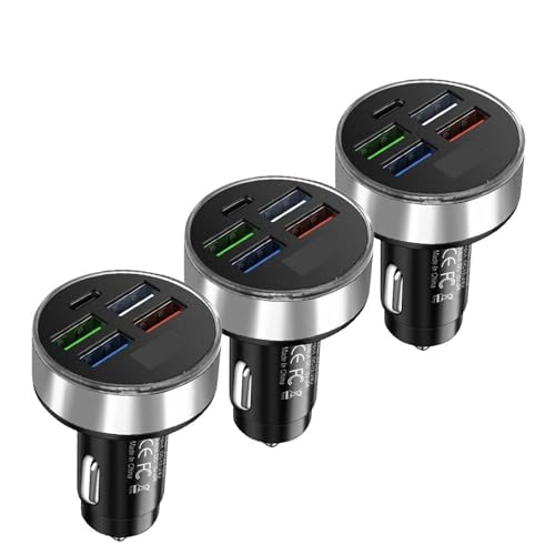 Adaptador USB Tipo C 3.1 A de tres piezas de color plateado para cables de datos