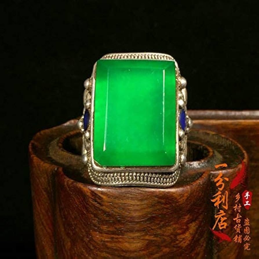 Amazon.co.jp: アンティーク清王朝の古い翡翠翡翠の氷の種の