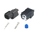 2-Pin Road HV 040 Male and Female Automotive Connector for ABS Sensor Ignition Coil 6189-7036 6189-6905(Male Female Set,1set)