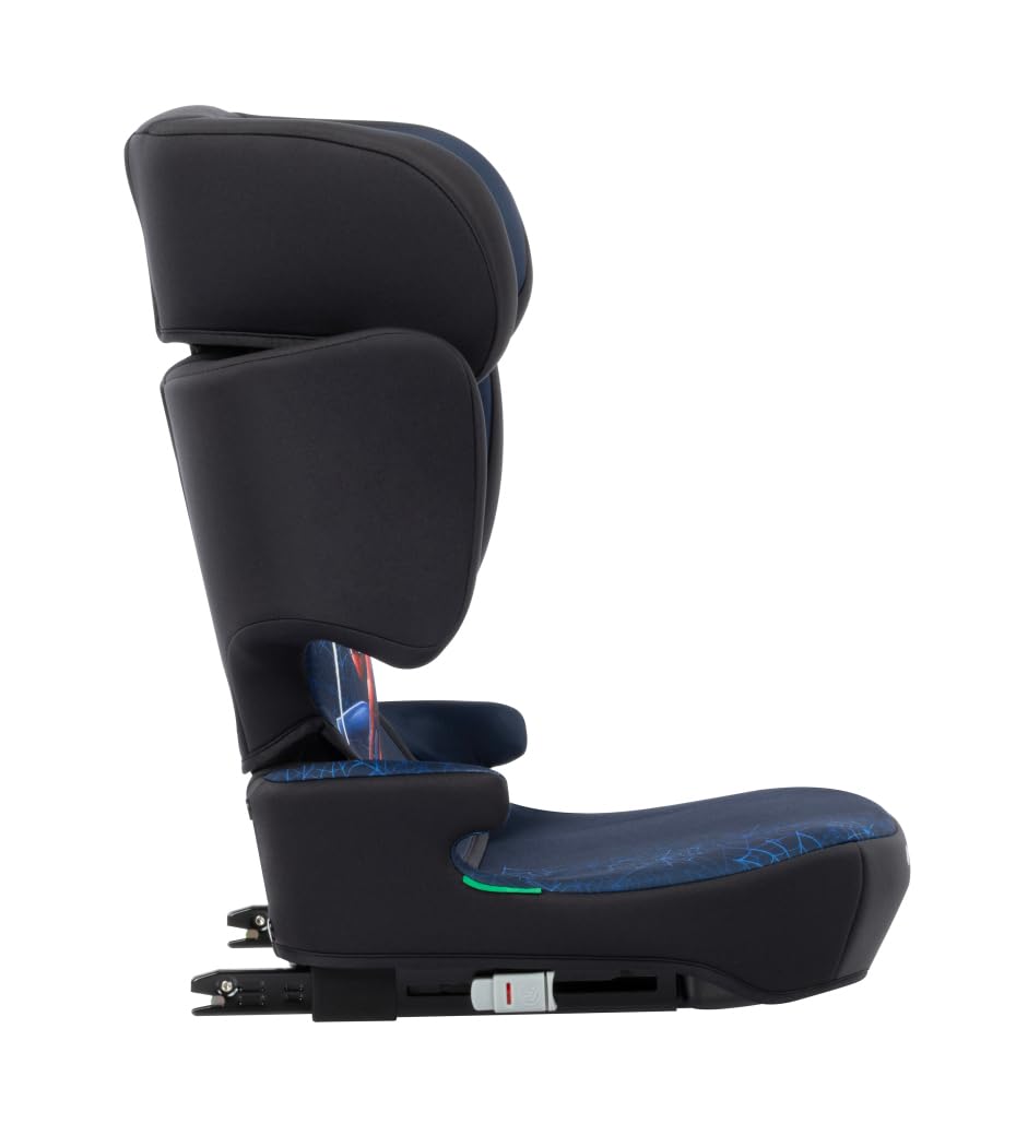 Bebeconfort Disney Hera i-Fix​, Silla de Coche Elevador Respaldo, 3,5-12 años (100-150 cm), Silla Coche Fun Spiderman, Plegable, Ligera (4,4 kg), 14 Posiciones Reposacabezas, Fun Spiderman