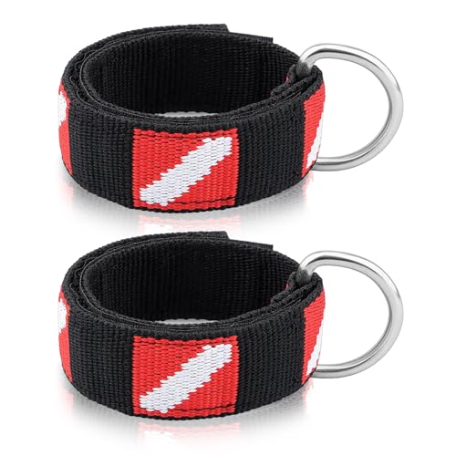 Dawitrly Wrist Strap, Adjustable Wristband with Stainless Steel D Ring,