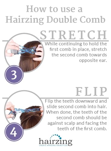 Hair Hugger para cabello fino, corto y liso - Double Comb miniatura 6