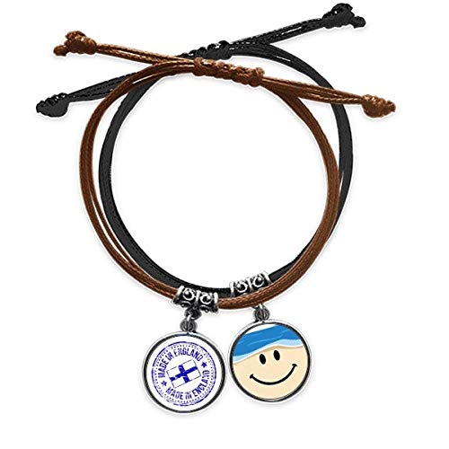 Pulsera de cuero de Inglaterra como detalle especial para viajeros y amigos
