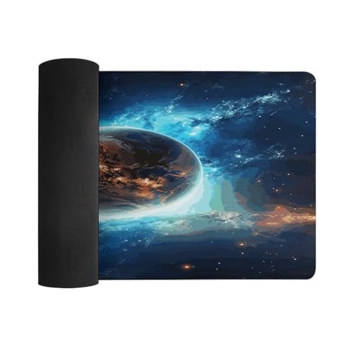 Alfombrilla para escritorio Blue Earth Rubber 30x60 cm miniatura 3