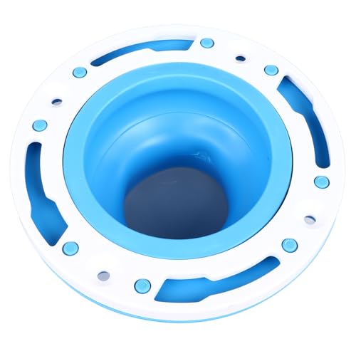 LOCADENCE Kit di Riparazione Flangia per WC, Kit di Sostituzione Flangia per WC in Silicone Resistente Alle Alte Basse Temperature 6,8 X 3,8 X 2,7 X 4,2 Pollici